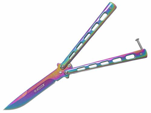 Nůž motýlek Kandar Rainbow XL